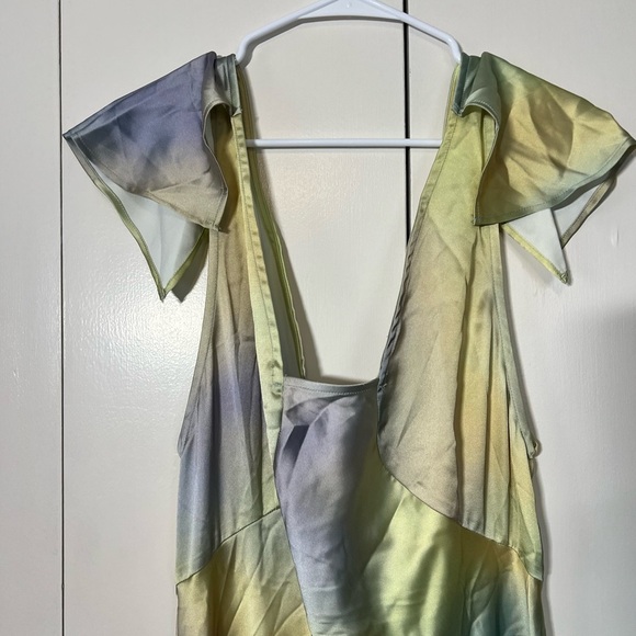 WeWoreWhat Yellow and Blue Midi Dress - Picture 2 of 7